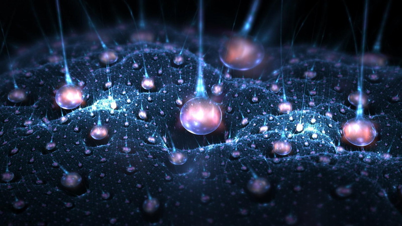 molecule, glowing, 1080P, molecules, 1920x1080, purple, teardrop, blue, 3d