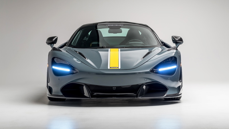 Active wing blade, Front fender, 5K, Front spoiler, Integrated vents, Rear diffuser, McLaren 720S, 5K, Side blades, Silverstone Aero Program