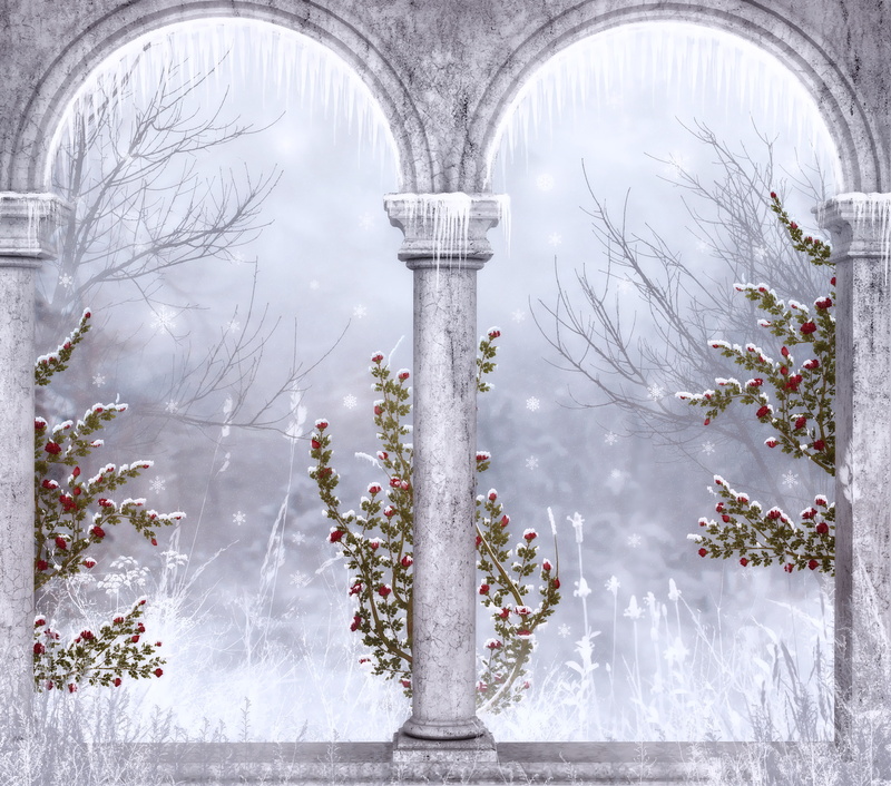 snowflakes, landscape, columns, weather, Gothic, icicles, building exterior, scenics, winter, motion, branch, architecture, ice, growth, blizzard, season