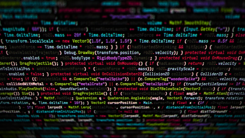 code, 2K, syntax highlighting, tilt shift, monitor