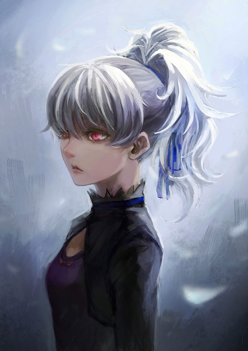 Yin, Darker than Black, anime girls, 720P, anime