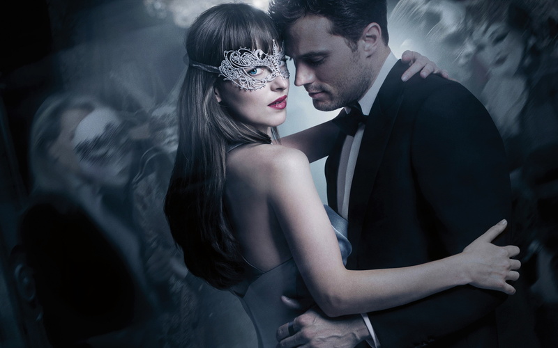 Fifty Shades Darker, Love, Dance, Mask, Christian Grey, Anastasia Steele, 4K, Movie