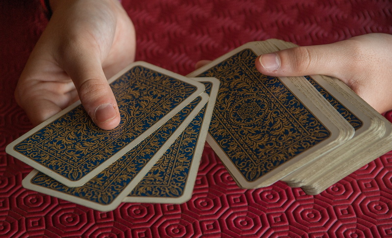 floral pattern, person, holding, leisure games, book, children only, publication, communication, one person, 4K, finger, indoors, playing cards, adult
