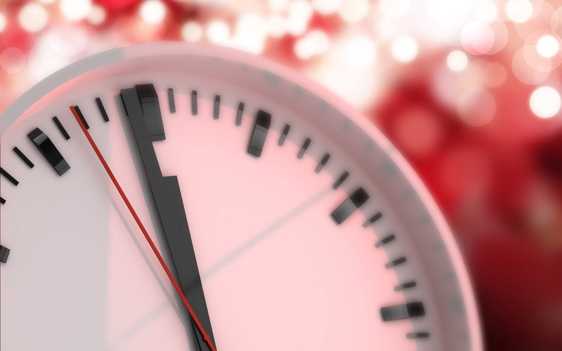 deadline, focus on foreground, no People, clock hand, red, white, instrument of time, accuracy, year, clock Face, personal accessory, checking the time