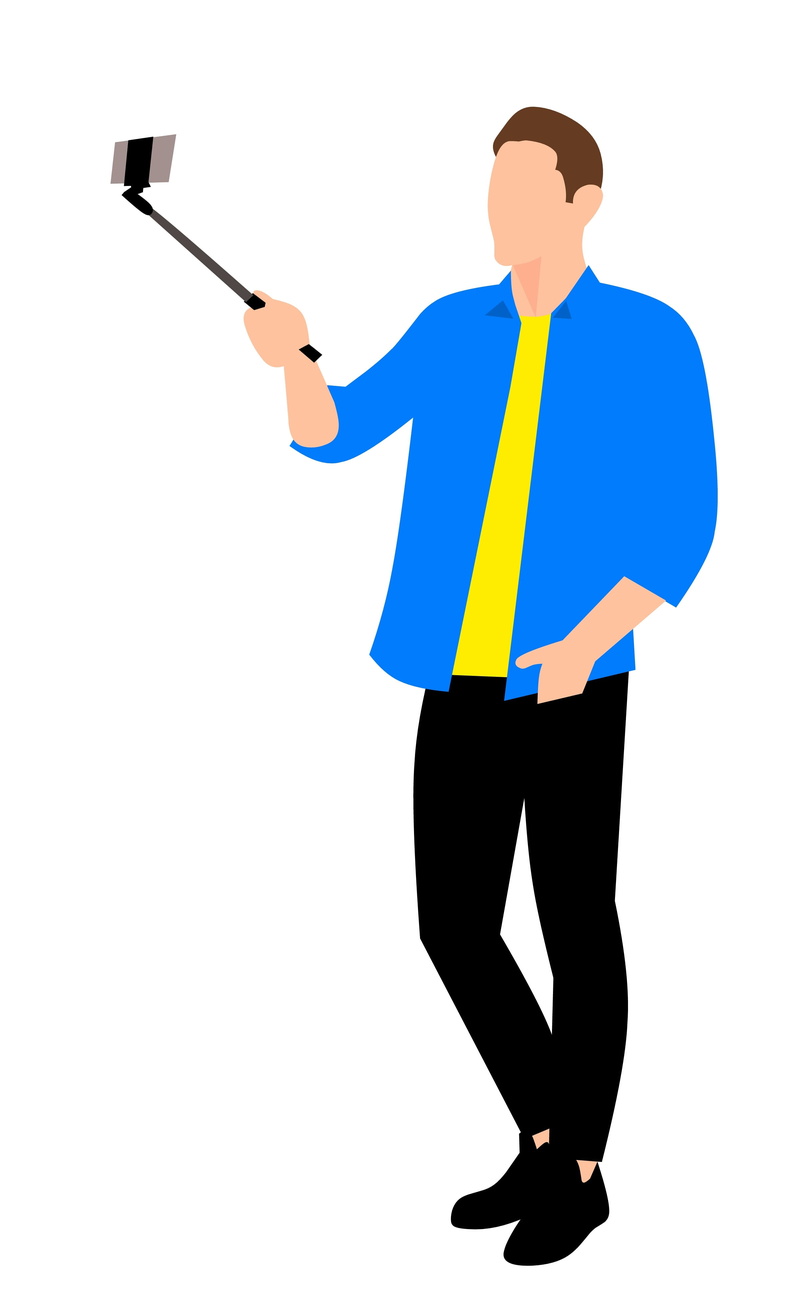 length, back, indoors, internet, full, guy, selfi, mobile, thumb, success, up, beautiful, leisure activity, using, taking, student, caucasian, cut out