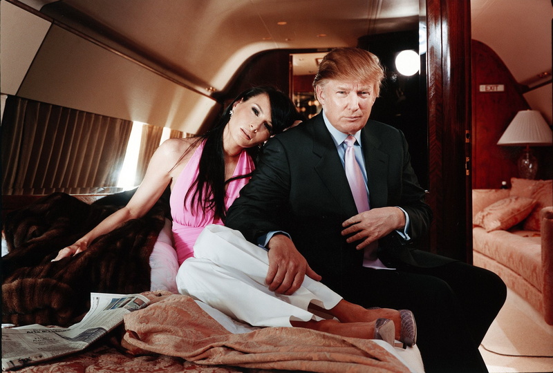 Melania Trump, clothing, well-dressed, couple - relationship, sitting, Donald Trump, suit, businessman, people, two people, wealth, males, indoors, Celebrity