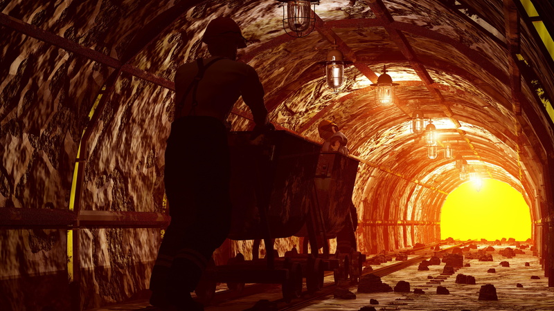 real people, nature, history, wall - building feature, indoors, miner, standing, worker, one person, hard work, arch, men, pitman, hard, full length, lifestyles