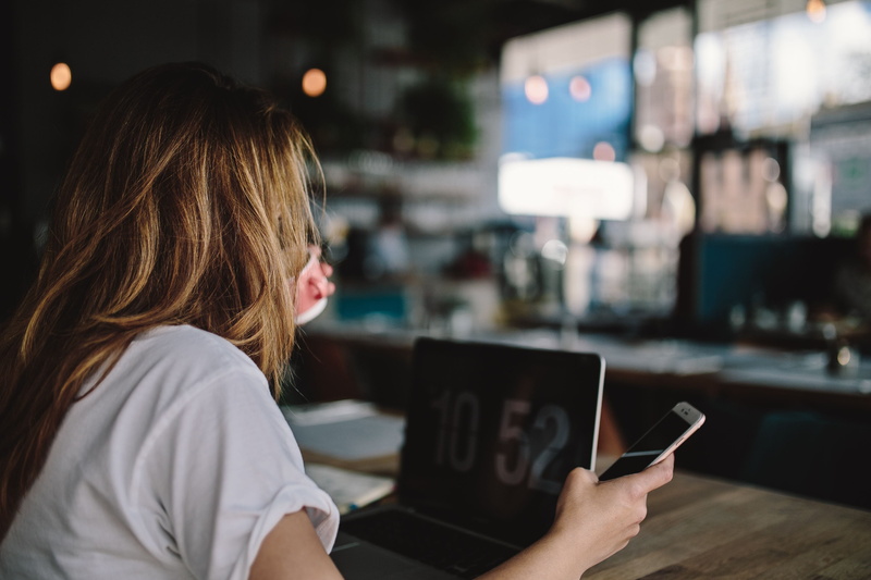 connection, indoors, working, internet, communication, females, restaurant, young Adult, sitting, macbook, business, workplace, woman, cafe, businesswoman