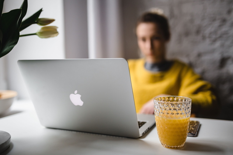 technology, workspace, caucasian Ethnicity, business, glass, home Interior, macbook, internet, working, scandinavian, wireless Technology, using laptop