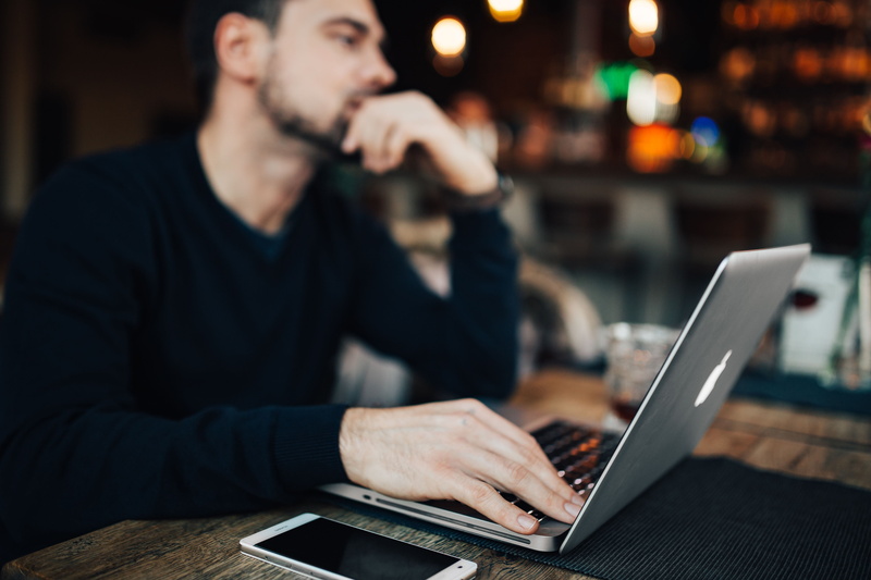 businessman, macbook pro, designer, workspace, young, architect, workplace, connection, man, 5K, Modern, indoors, coffee - Drink, Entrepreneur, one Person