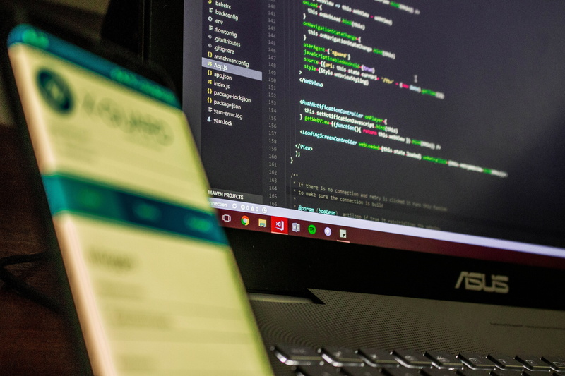 galaxy s8, programn, computer monitor, dark, technology, colors, react-natifve, neede, stock market data, edge, netherlands, computer equipment, economy