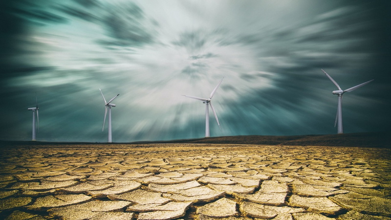 hills, climate, windmill, technology, wind power, landscape, wind farm, dry, sky, alternative energy, fuel and power generation, wind turbine, environmental conservation