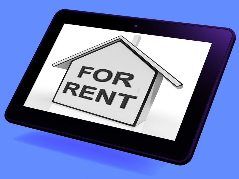 business, rent out, property manager, online, wireless technology, single object, unit, tablet, retail, property, laptop, landlord, message, rent, web