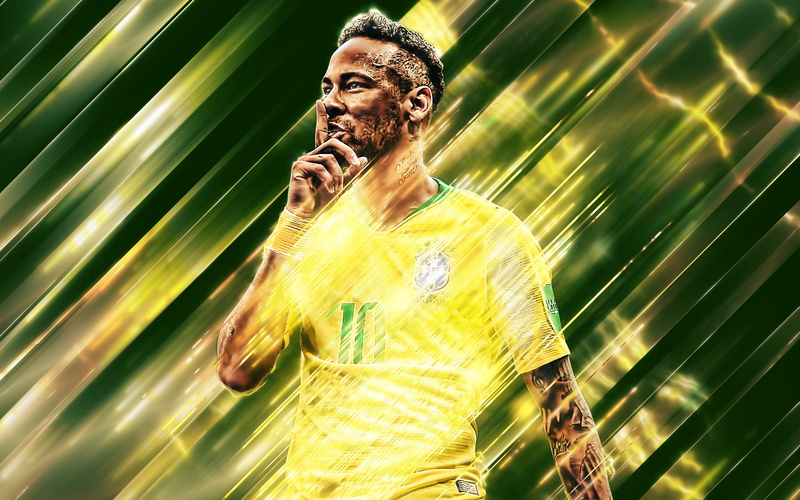 Brazil, Football, Neymar Jr, 4K, Brasil, Barca, Neymar Junior, Soccer, Neymar, Saints, PSG