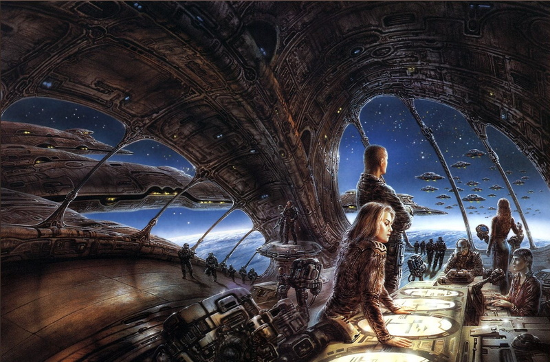 human representation, place of worship, history, 720P, statue, representation, arch, science fiction, Luis Royo, low angle view, travel destinations, inside