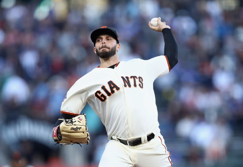 real people, human arm, young adult, focus on foreground, sport, athlete, baseball - sport, Andrew Suarez, ATandT Park, clothing, Major League Baseball