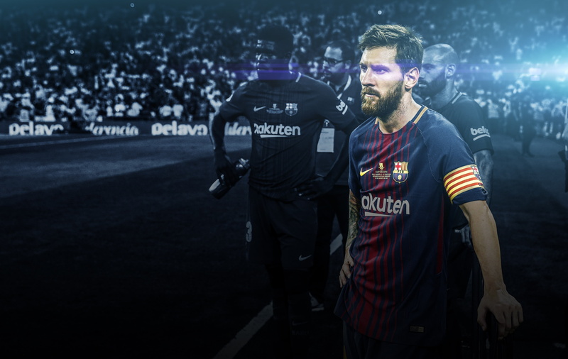 FCB, FC Barcelona, 4K, 4K, Lionel Messi
