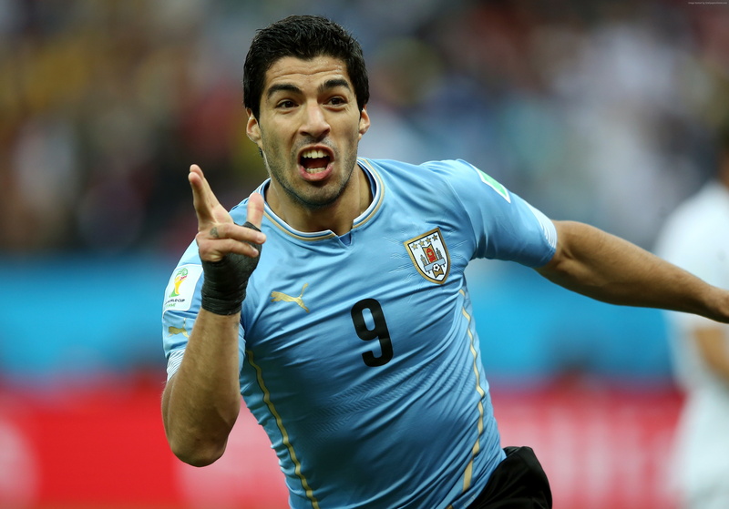 Luis Suárez, Barcelona, 4K, FCB, soccer, 4K