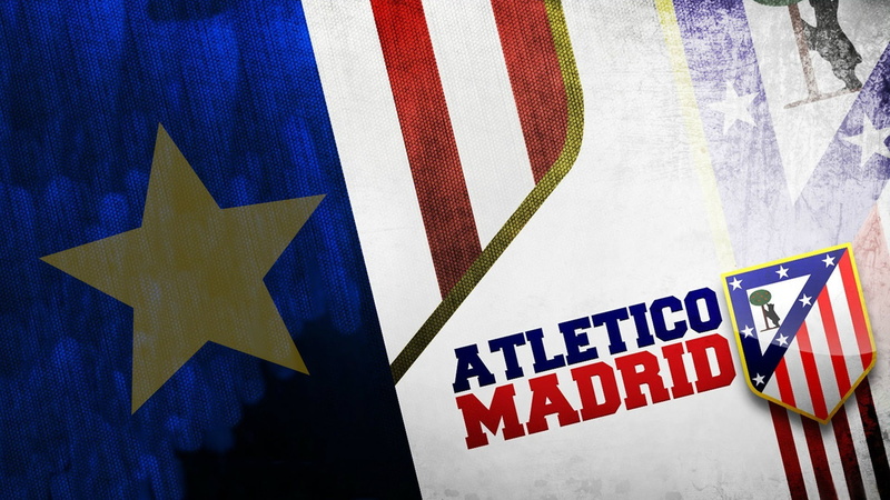 white color, patriotism, soccer, Spain, striped, freedom, red, communication, Soccer Clubs, Atletico Madrid, blue, pride, sign, 1080P, shape, flag, sports