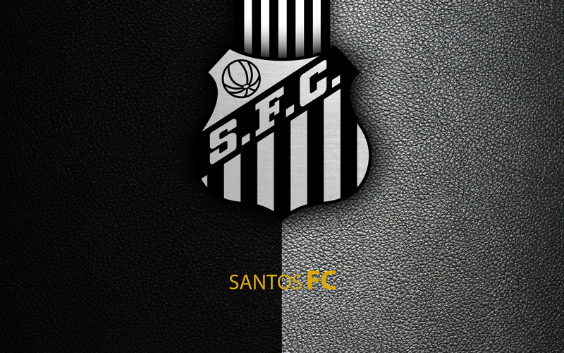 Santos FC, Emblem, Soccer, 4K, Logo