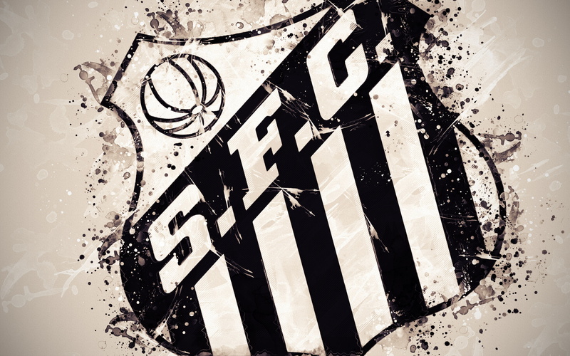 Soccer, Santos FC, 4K, Emblem, Logo