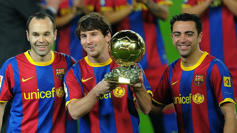 lionel, iniesta, cups, liga, barcelona, messi, hernandez, 1080P, xavi
