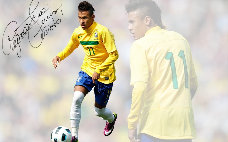brazil, neymar, Neymar da Silva Santos Junior, 1080P, sport, soccer, football, 1920x1200, FC Barcelona