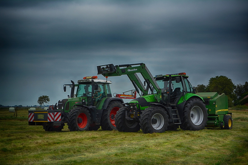 harvest, agricultural machinery, farm, day, agricultural equipment, cattle feed, sky, tractors, wage operating, deutz, harvester, fendt, transportation