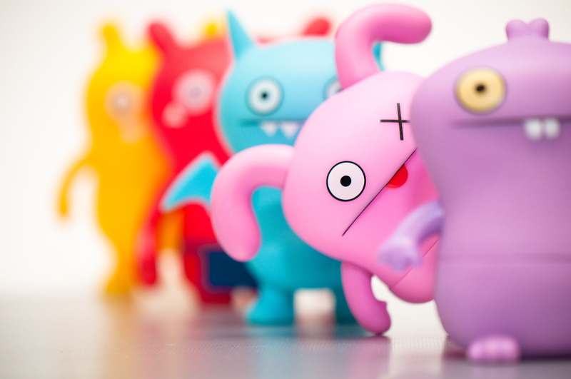 uglydoll, figurines, lined, DX, OX, surface, five, up, Trunko, f/3, 2K, pig, NIKKOR, savings, gray, piggy Bank, Micro, coin Bank, pink Color, Wage, standing