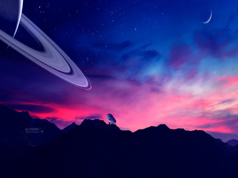 beauty in nature, mountain, tranquil scene, silhouette, space, nature, four, mountain range, stars, billion, astronomy, star - space, outdoors, hundred