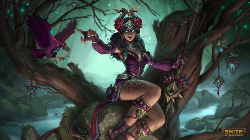 Smite, 4K, Video Game, The Morrigan (Smite)