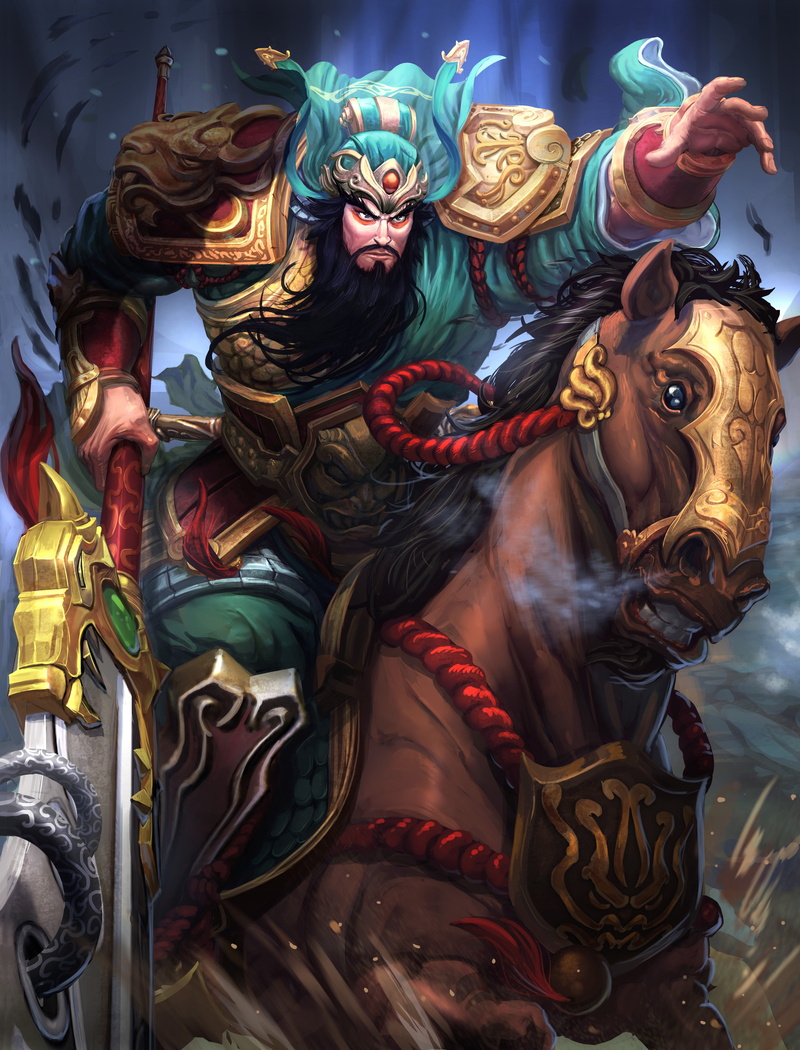 no people, statue, craft, human representation, Guan Yu, religion, video games, spirituality, belief, male likeness, 5K, creativity, sculpture, day, multi colored