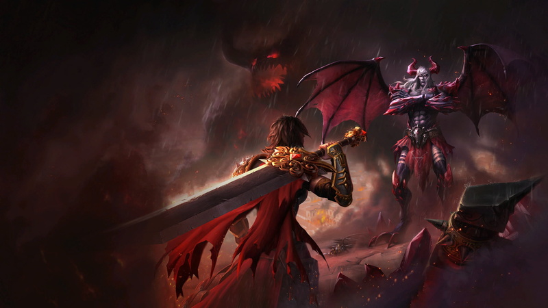 Video Game, 1080P, Smite, Bellona (Smite), Chernobog (Smite)