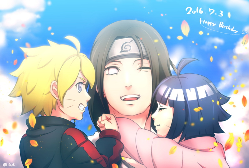 Anime, himawari, Boruto, hinta, Boruto Uzumaki, illustration, 1080P, Neji Hyūga, Himawari Uzumaki