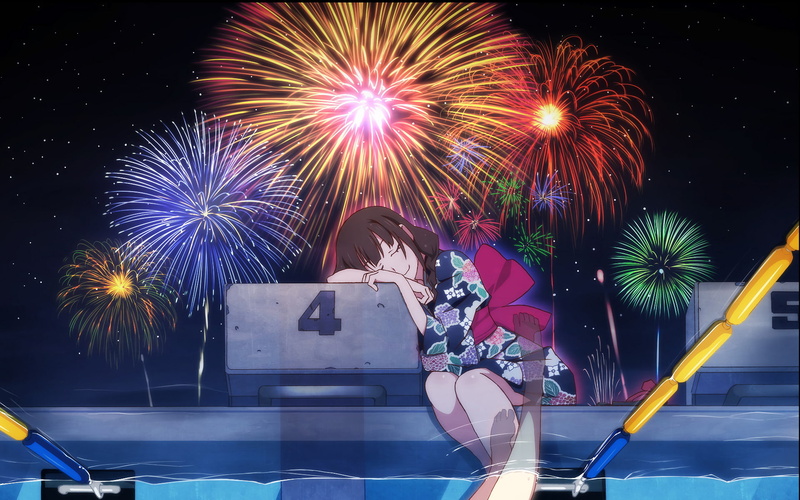 1080P, Uchiage Hanabi, Shita kara Miru ka? Yoko kara Miru ka?, Anime
