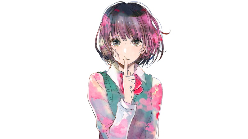 anime girls, Kuzu no Honkai, Yasuraoka Hanabi, 1080P
