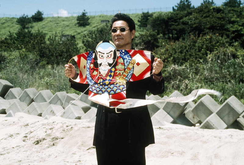 Hanabi, Japan, 1080P, sunglasses, kites, Takeshi Kitano, Japanese Art, Hana-Bi