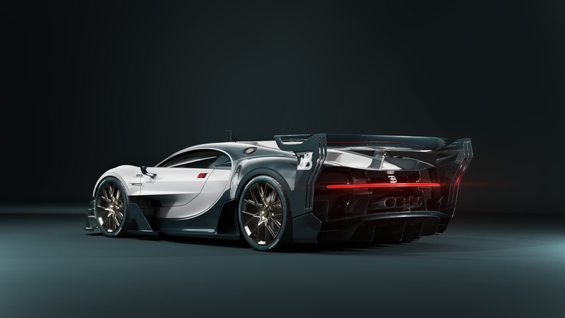 Bugatti, Transport and Vehicles, Supercar, Sports car, Rendering, Damian Bilinski, Bugatti Chiron, Machine, 4K, Bugatti Chiron GT, by Damian Bilinski