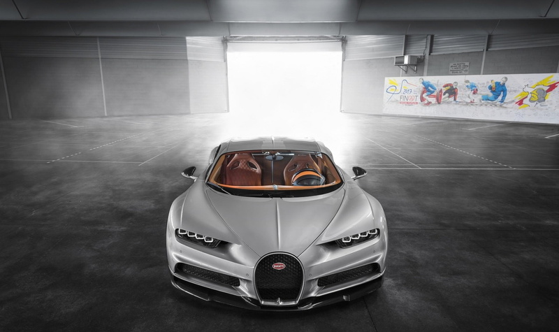 Vehicle, Sport Car, Silver Car, Car, Bugatti, Supercar, Bugatti Chiron, 1080P
