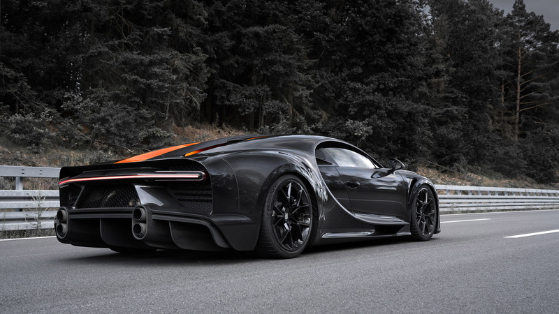 Car, Bugatti Chiron, Sport Car, Black Car, 4K, Coupé, Bugatti
