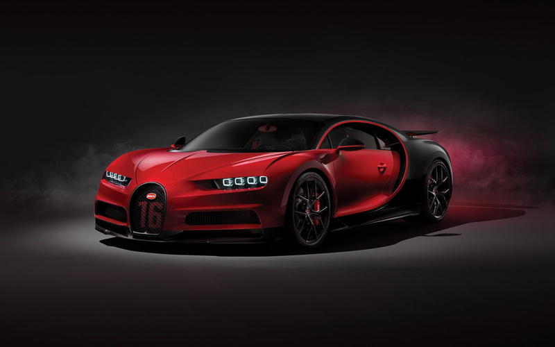 supercar, motorsport, bugatti, land vehicle, driving, chiron, wealth, sport, sports car, car, red, convertible, speed, success, indoors, motion, 720P