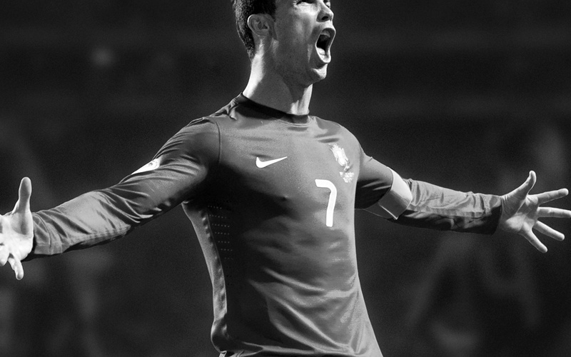 4K, ronaldo, human arm, number, christiano, roar, waist up, focus on foreground, limb, dark, face, adult, healthy lifestyle, sports, athlete, human limb