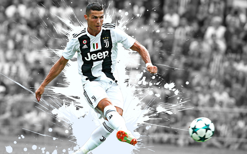 4K, Soccer, Cristiano Ronaldo, Juventus F.C.