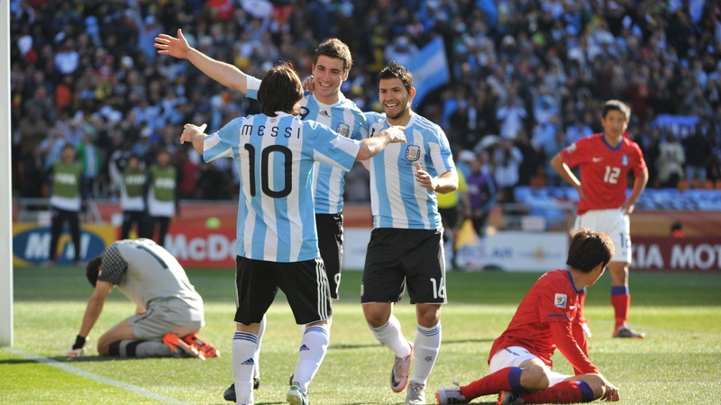cup, south korea, 1080P, football, gon, aguero, Argentina National Football Team, lionel, world, sergio aguero, Fifa World Cup, team, Lionel Messi, sergio