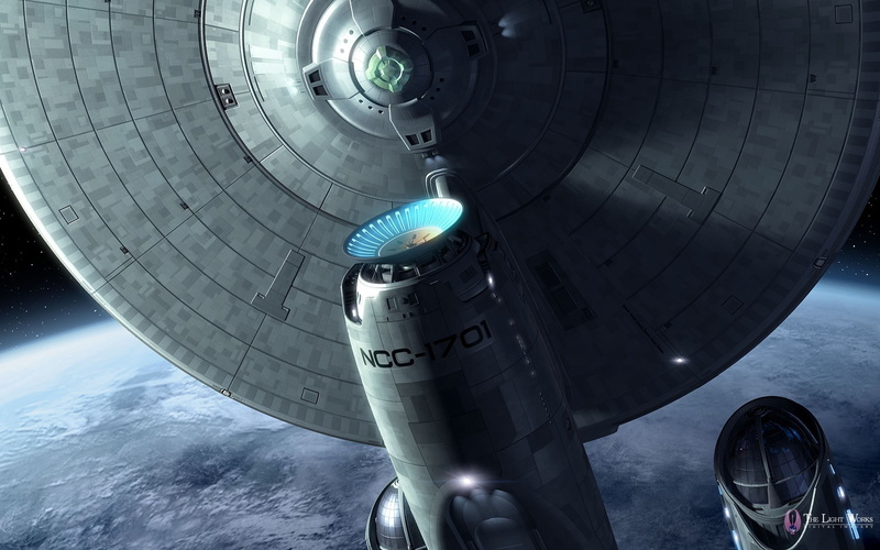 1080P, USS Enterprise (spaceship), space, Star Trek