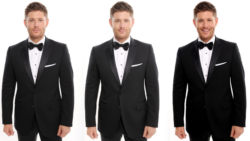 handsome, portrait, business, looking at camera, males, beautiful people, positive emotion, men, notched, wedding ceremony, s, Jensen Ackles, young adult