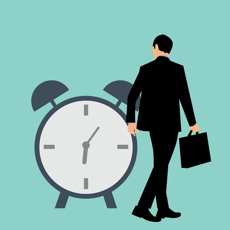 full length, timeline, males, business person, manager, time management, minute hand, suitcase, businessman, past, rear view, man, calendar, time icon