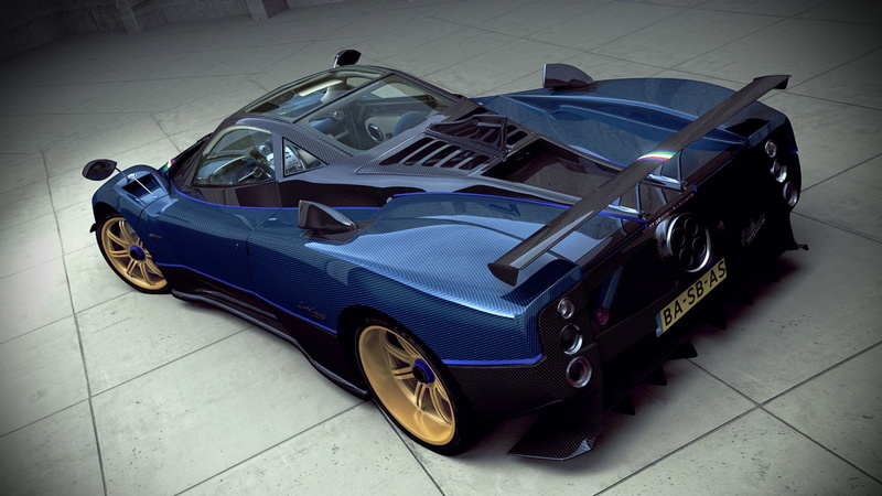 retro styled, motor vehicle, vintage car, high angle view, car, wheel, Pagani, stationary, mercedes, street, blue, sedan, mode of transportation, garage