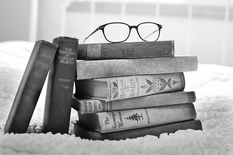 encyclopedia, antique, library, no people, group of objects, vintage, glasses, photo, pile, expertise, intelligence, indoors, book, still life, education