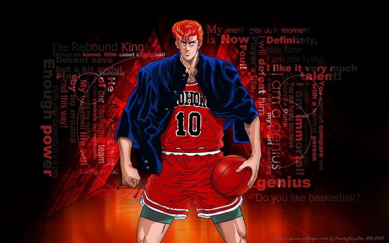 1080P, Sakuragi, Hanamichi, Slam, Dunk